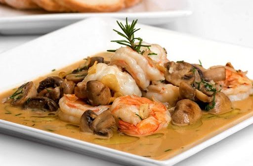 মাশরুম চিংড়ি